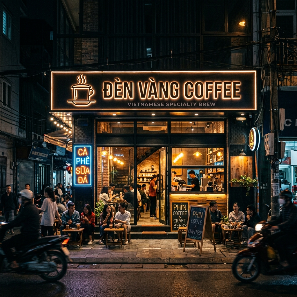 Mẫu biển hiệu quán cafe